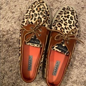 Leopard Sherry Top Siders